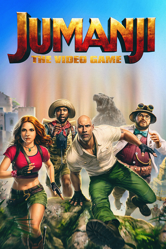 Jumanji The Video Game Game Canvas Poster