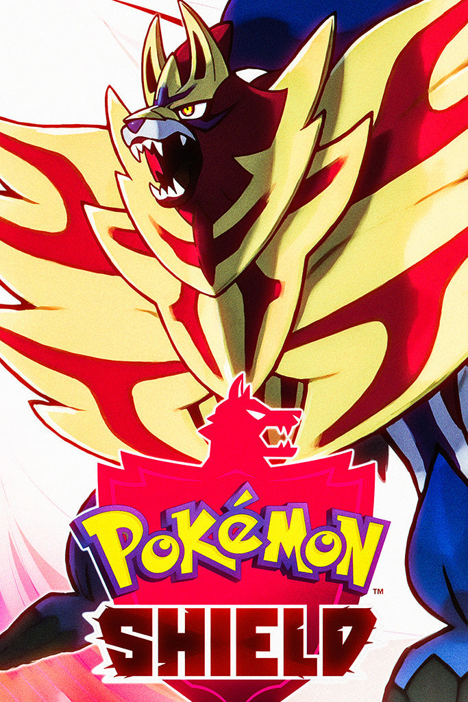 Pok¨¦mon Shield Video Game Canvas Poster