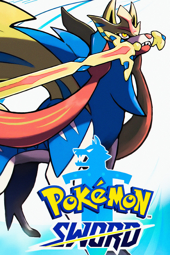 Pok¨¦mon Sword Video Game Canvas Poster