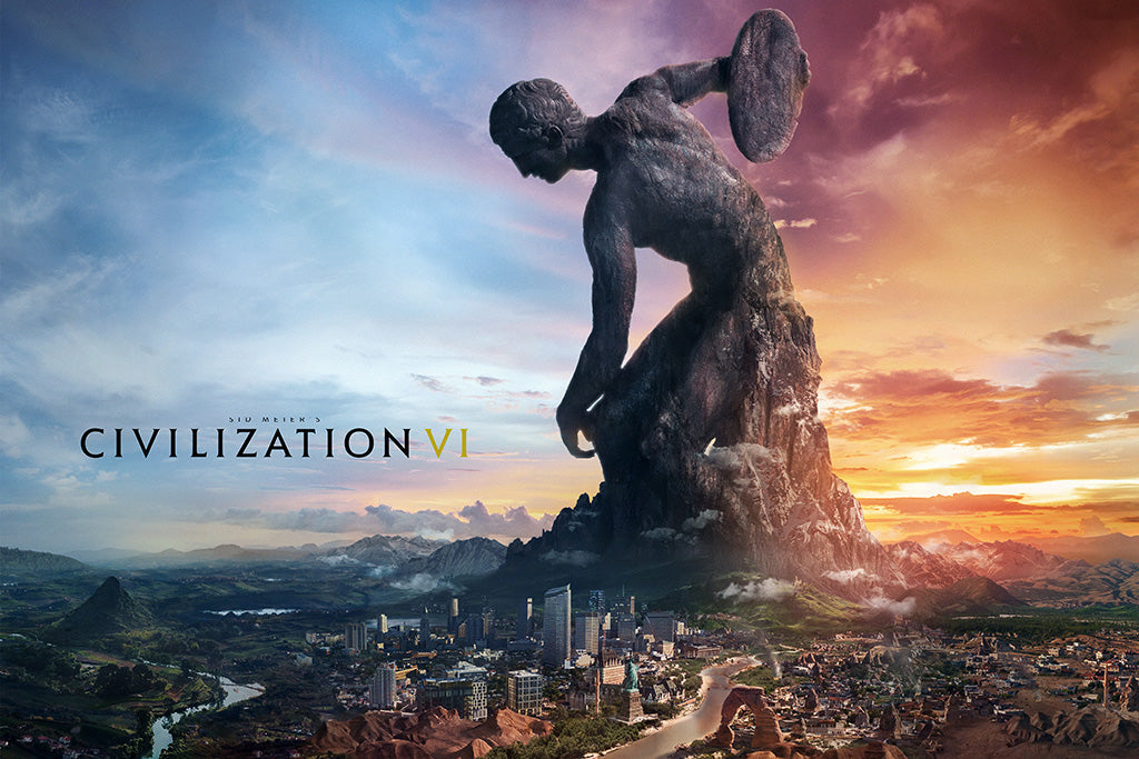 Civilization VI Video Game Canvas Poster