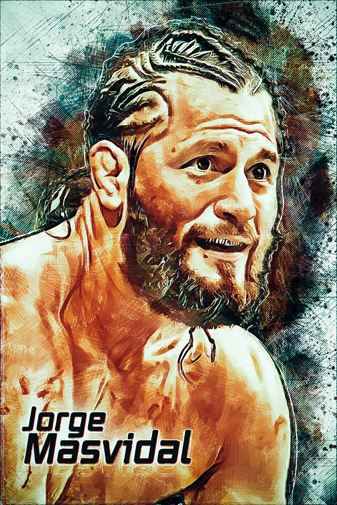 Jorge Masvidal UFC Canvas Poster