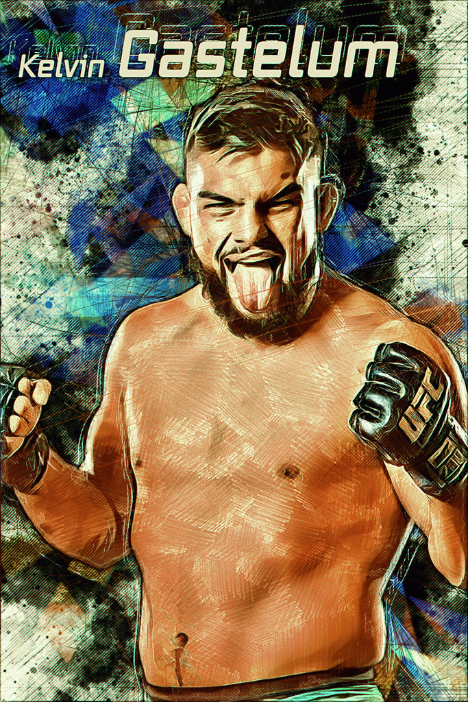 Kelvin Gastelum UFC Canvas Poster