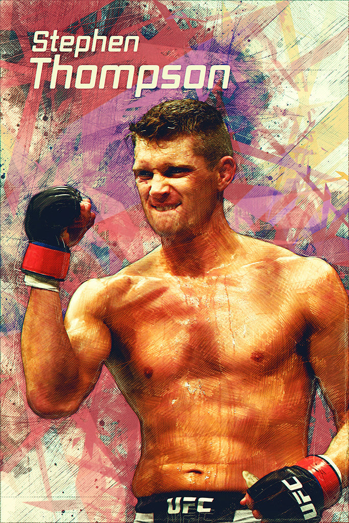 Stephen Thompson UFC Canvas Poster