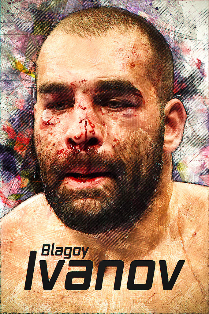 Blagoy Ivanov UFC Canvas Poster