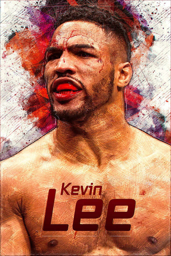 Kevin Lee UFC Canvas Poster