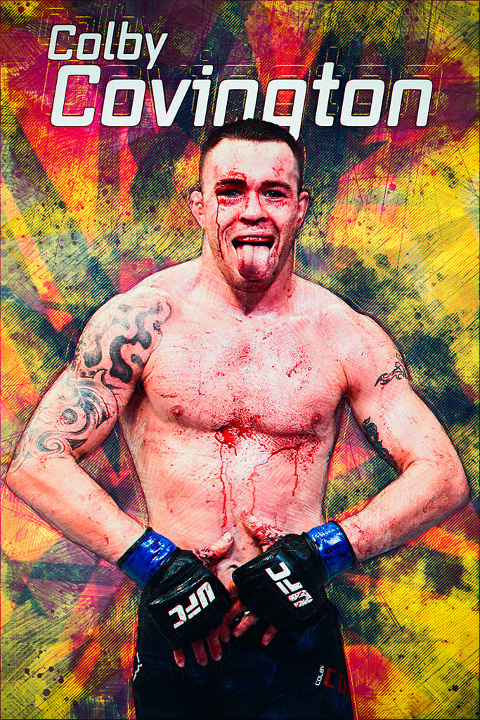 Colby Covington UFC Canvas Poster