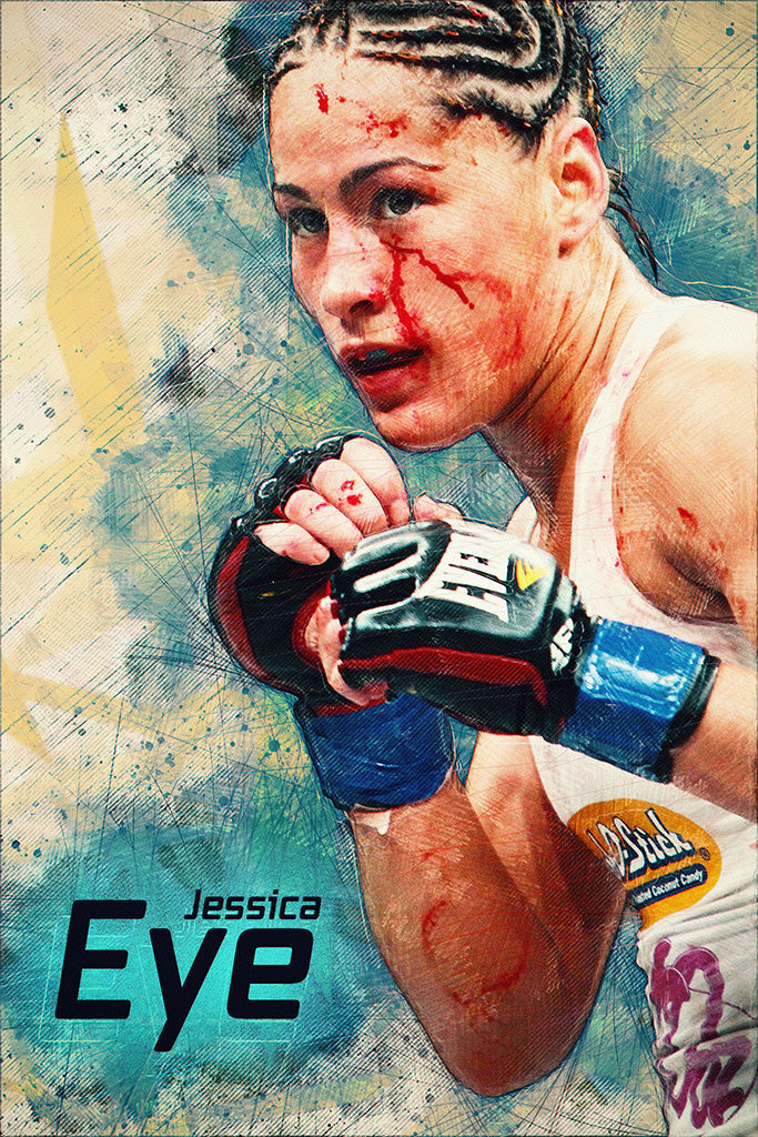 Jessica Eye UFC Canvas Poster