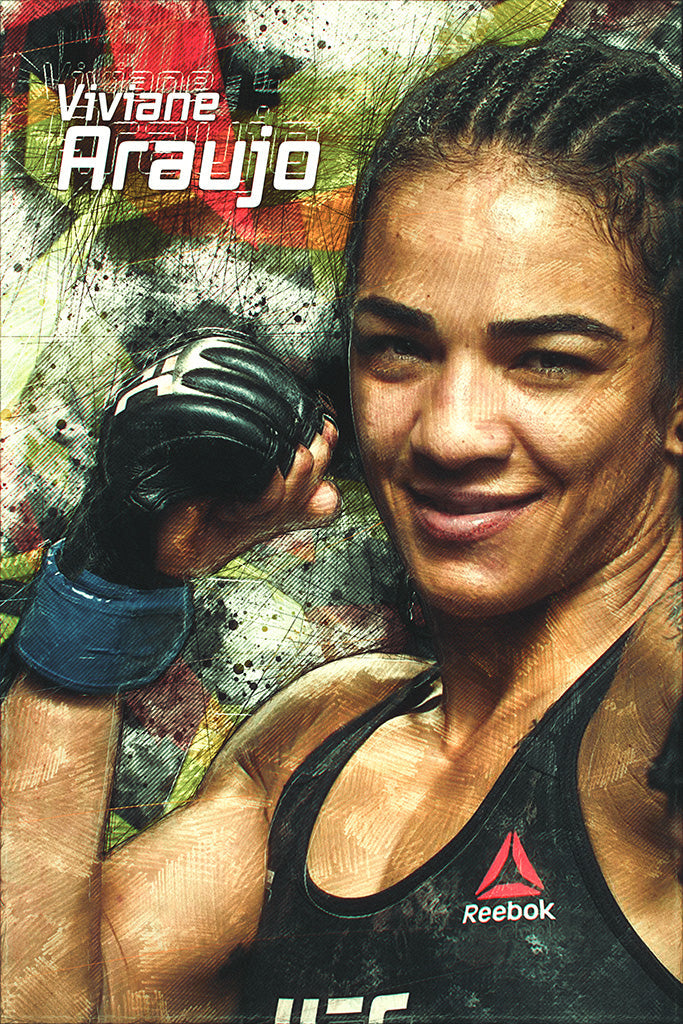 Viviane Araujo UFC Canvas Poster