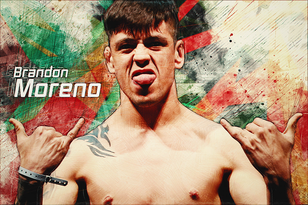 Brandon Moreno UFC Canvas Poster