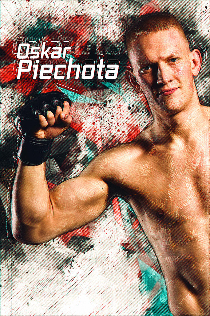 Oskar Piechota UFC Canvas Poster