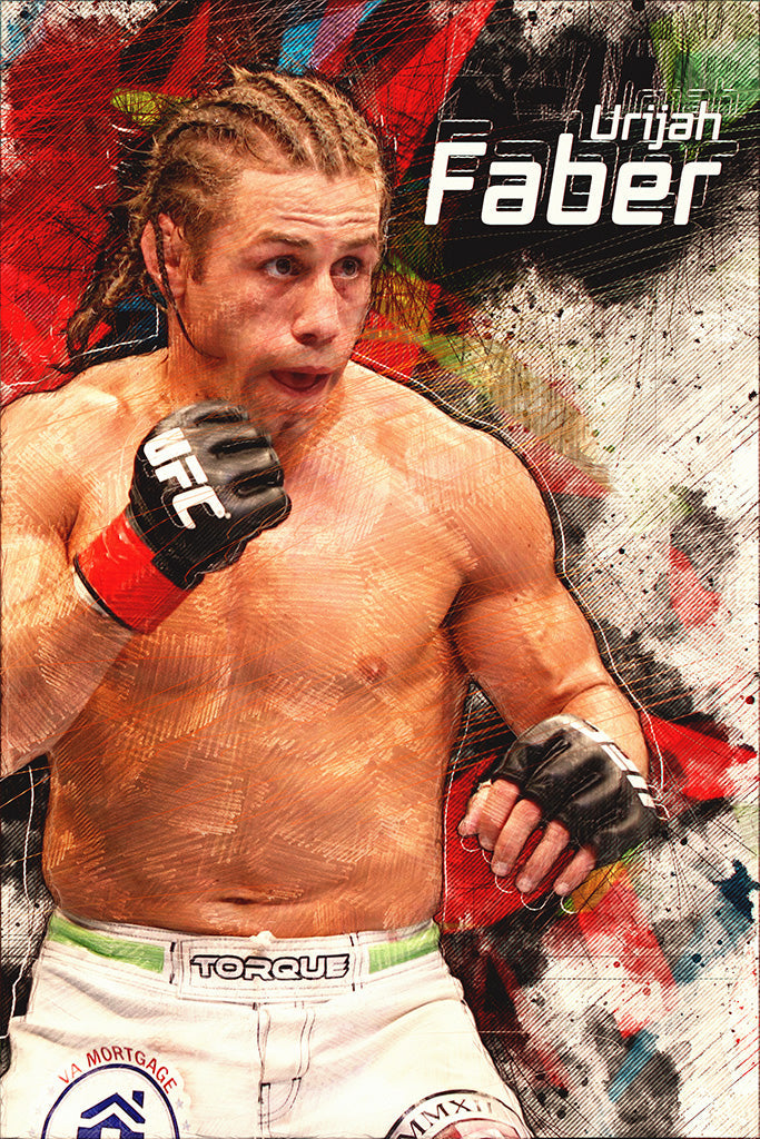 Urijah Faber UFC Canvas Poster