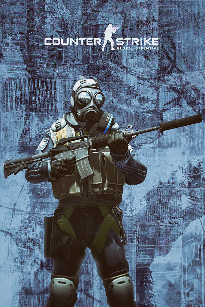 Counter Strike Global Offensive Canvas Poster