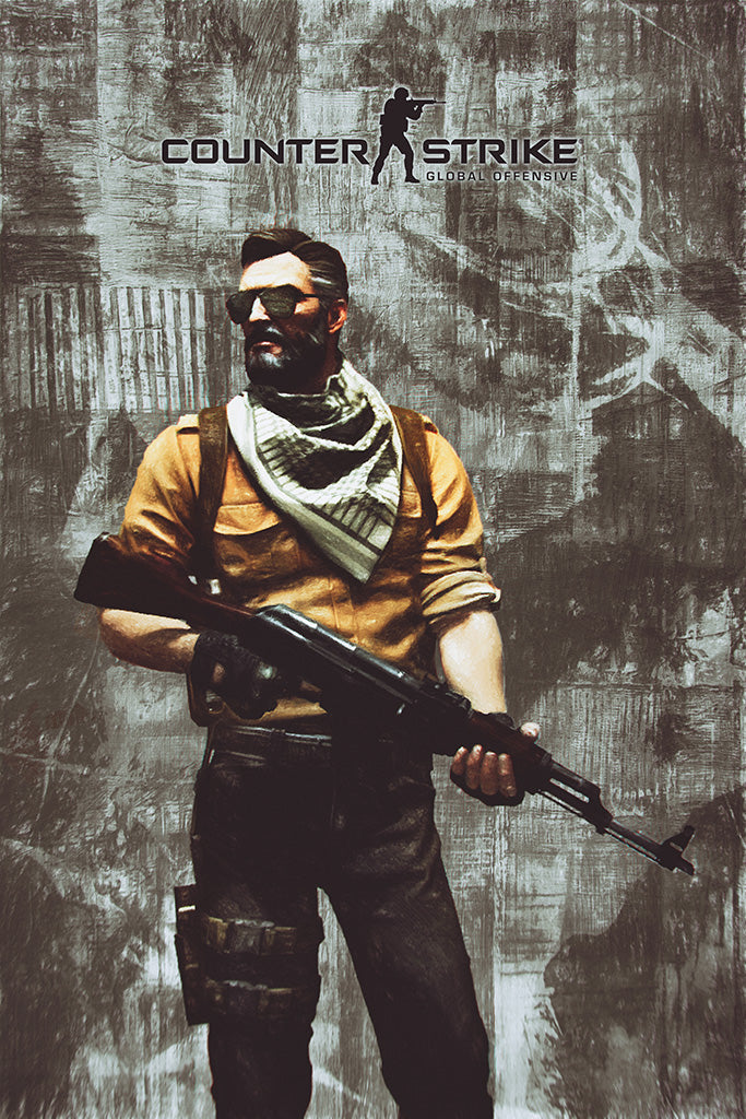 Counter Strike GO Canvas Poster