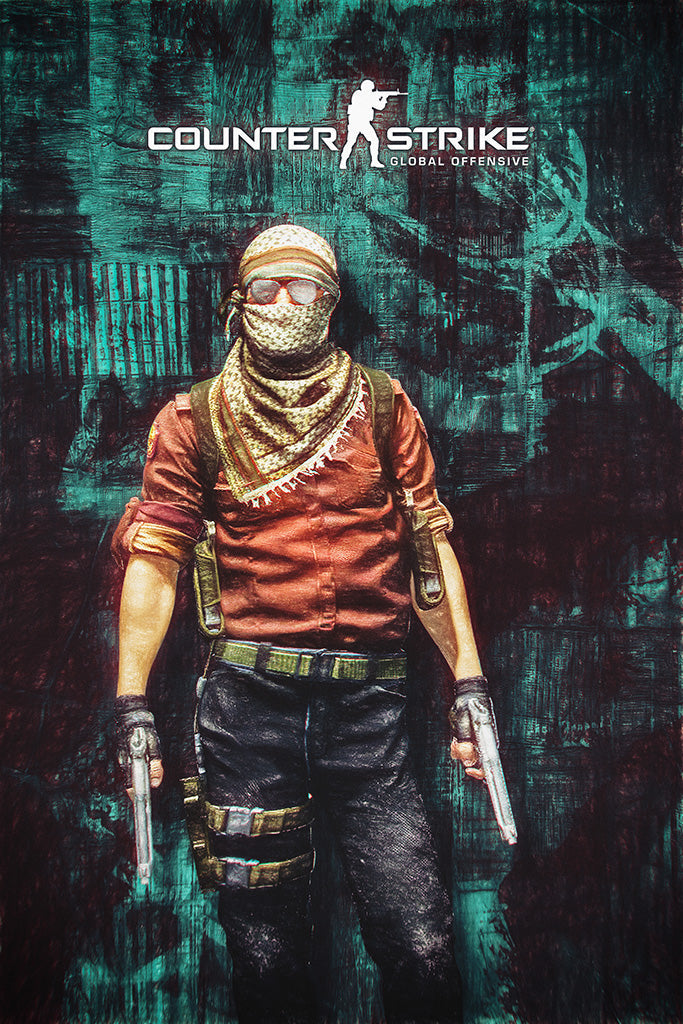 CS GO Game Canvas Poster