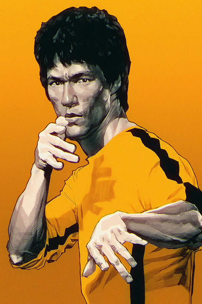 Bruce Lee Canvas Poster