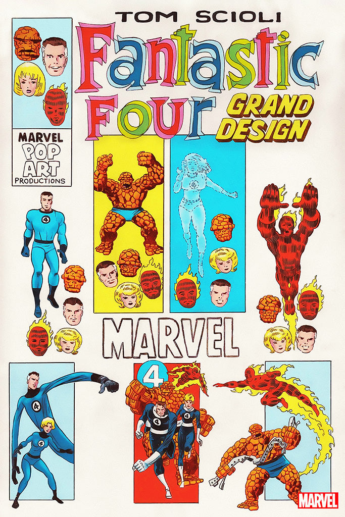 Fantastic Four Grand Design Comics Canvas Poster