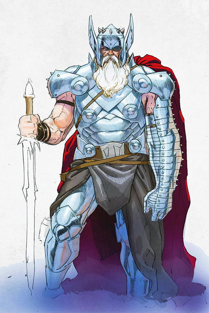 King Thor Comics Canvas Poster