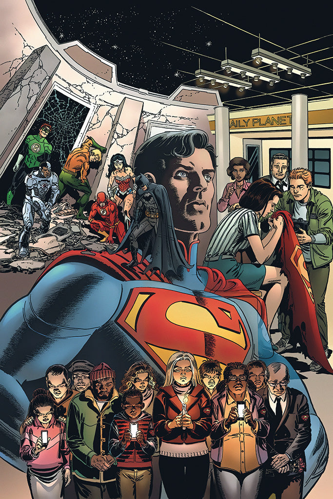 The Death of Superman The Wake Comics Canvas Poster