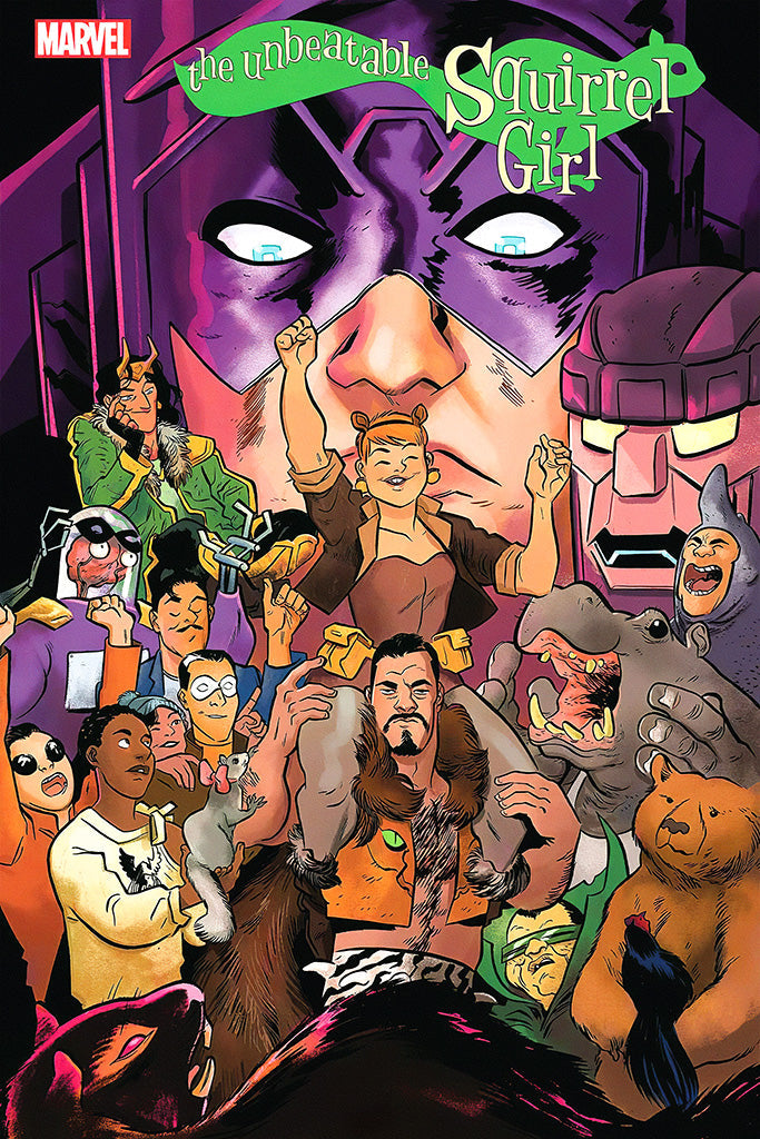 Unbeatable Squirrel Girl Comics Canvas Poster
