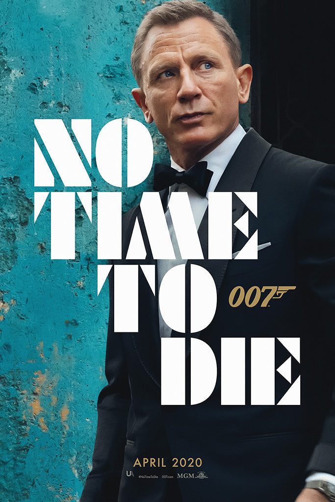 No Time To Die James Bond 007 2020 Movie Canvas Poster