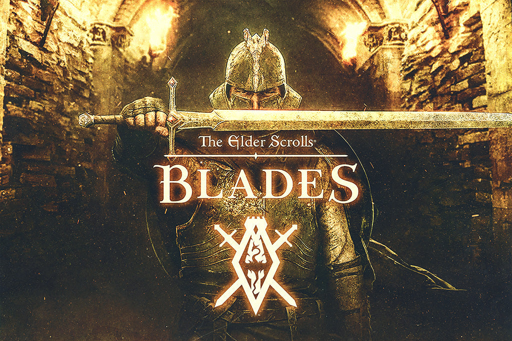 Elder Scrolls Blades Game Canvas Poster