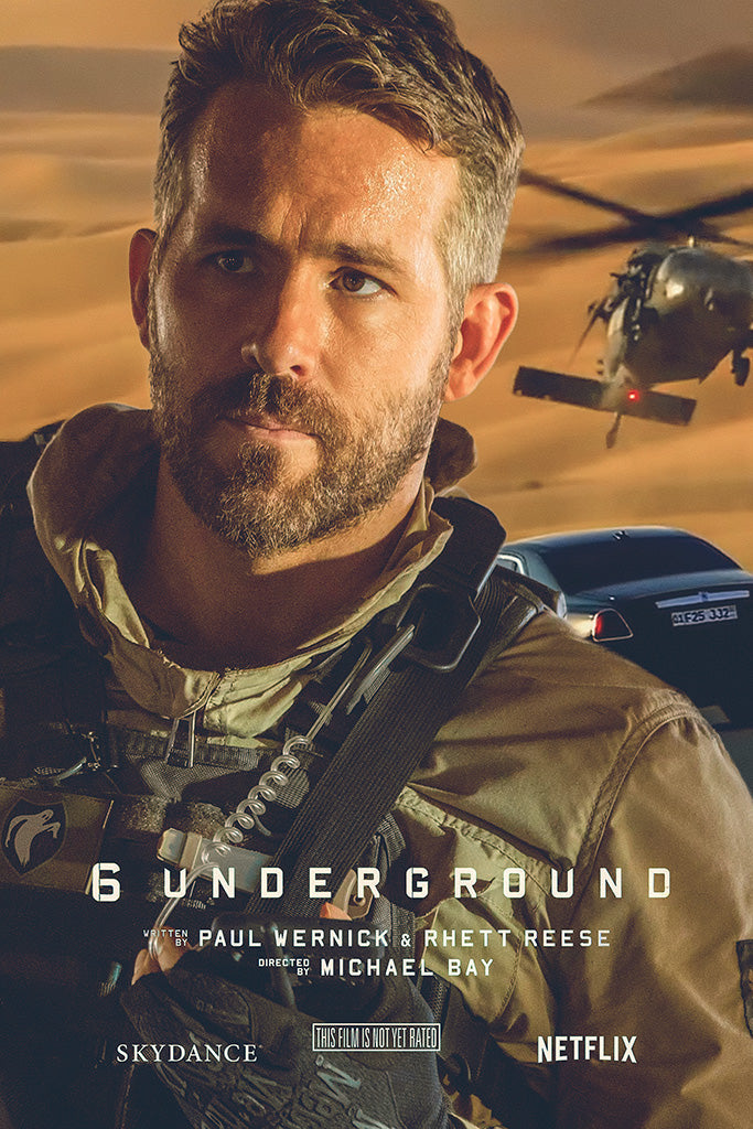 6 Underground Movie Canvas Poster