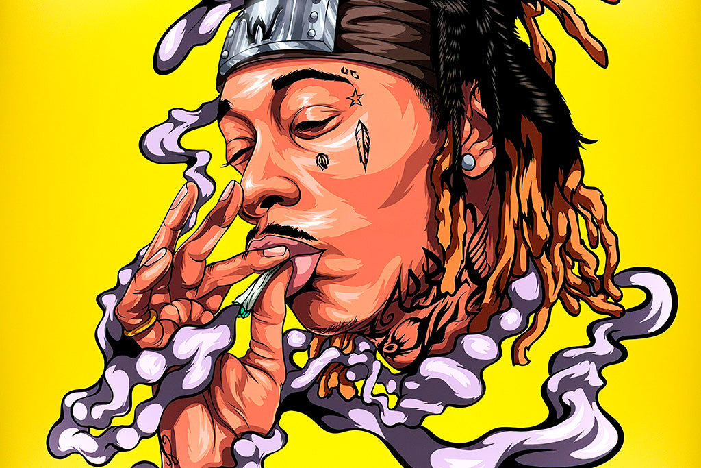 Kid Ink Smoke Tattoos Hip Hop Rap Poster