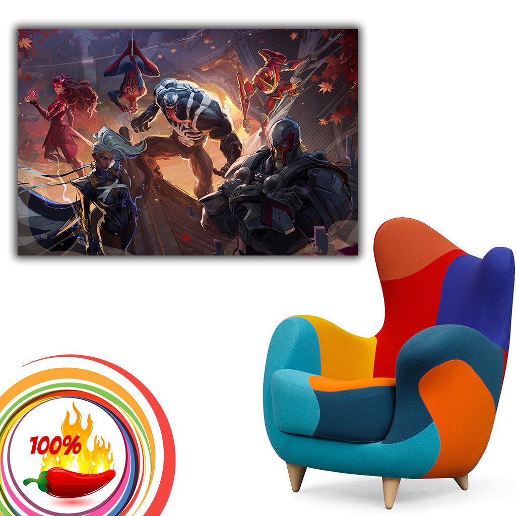 Garlic Video Game Canvas Poster