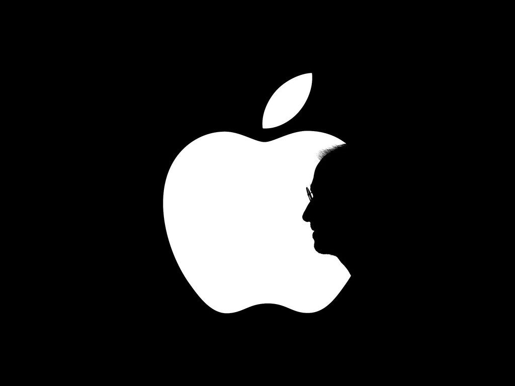 Steve Jobs Memory Apple Black Poster