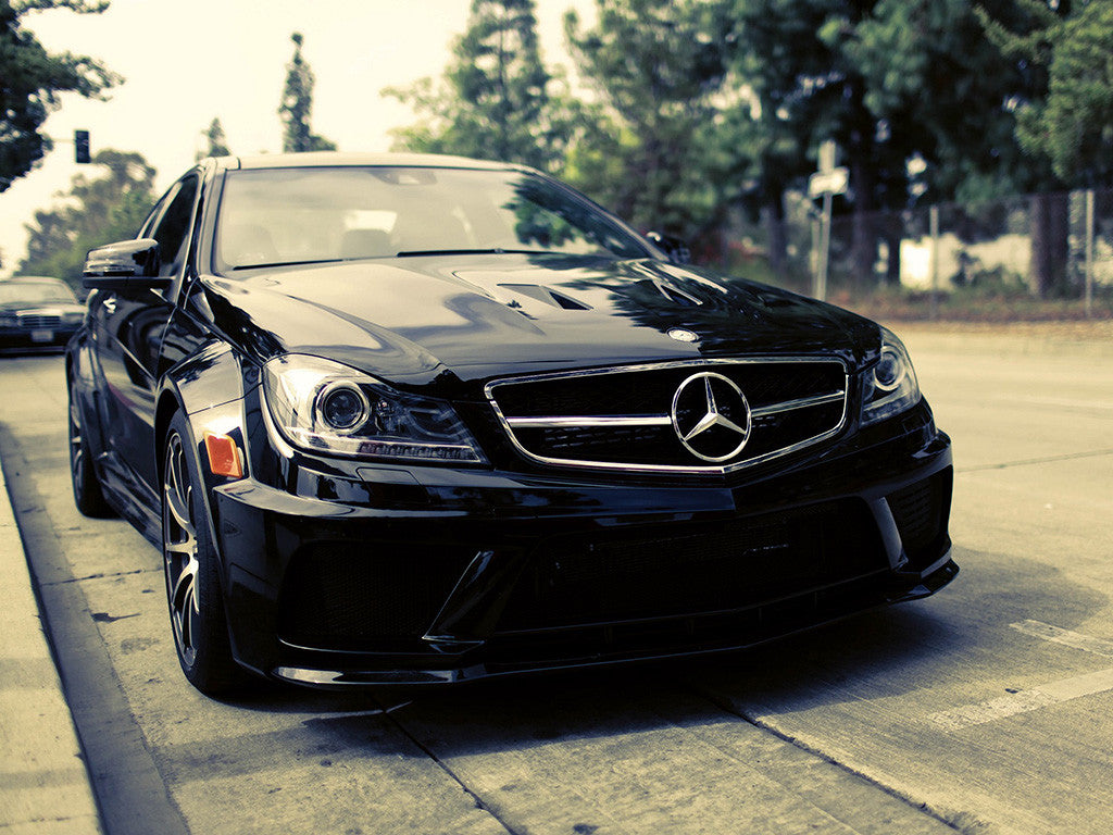 Black Mercedes AMG Poster