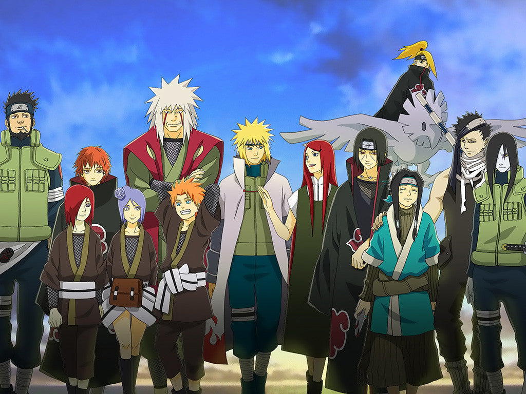 Naruto Shippuden Uchiha Itachi Haku Minato Namikaze Orochimaru Poster
