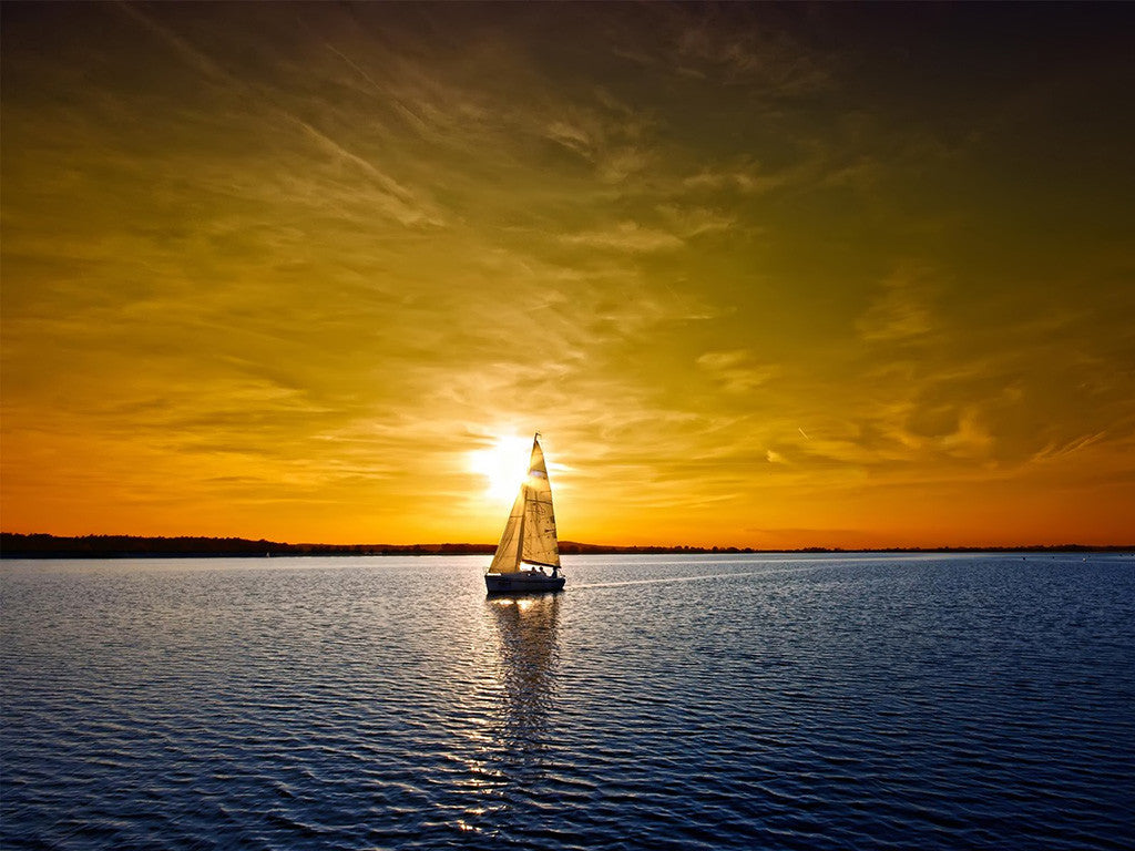 Ocean Sunset Poster