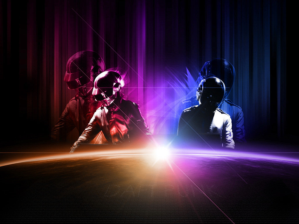 Daft Punk Electronic Music Poster