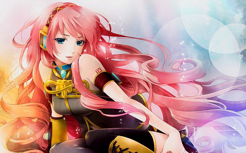 Sexy Hot Anime Girl Megurine Luka Vocaloid Poster