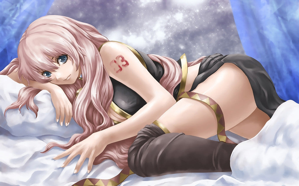 Hot Anime Girl Megurine Luka Vocaloid Poster