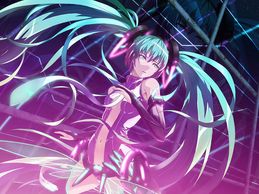 Hot Anime Girl Hatsune Miku Vocaloid Poster