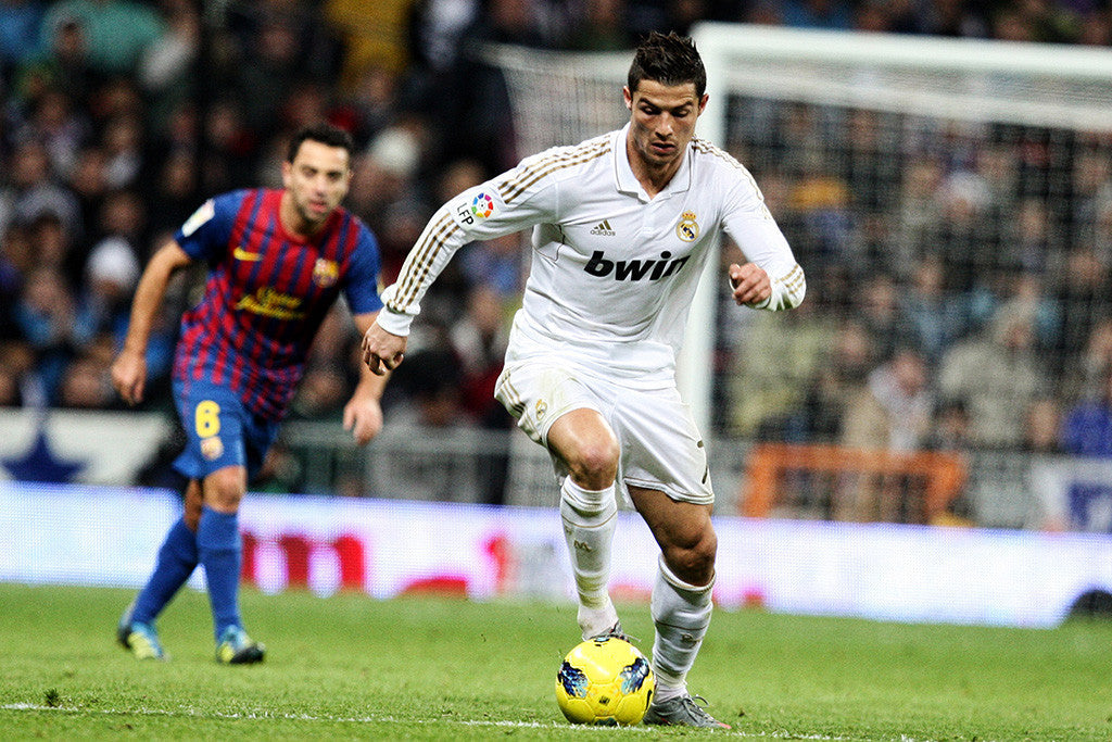 Cristiano Ronaldo Real Madrid Football Poster