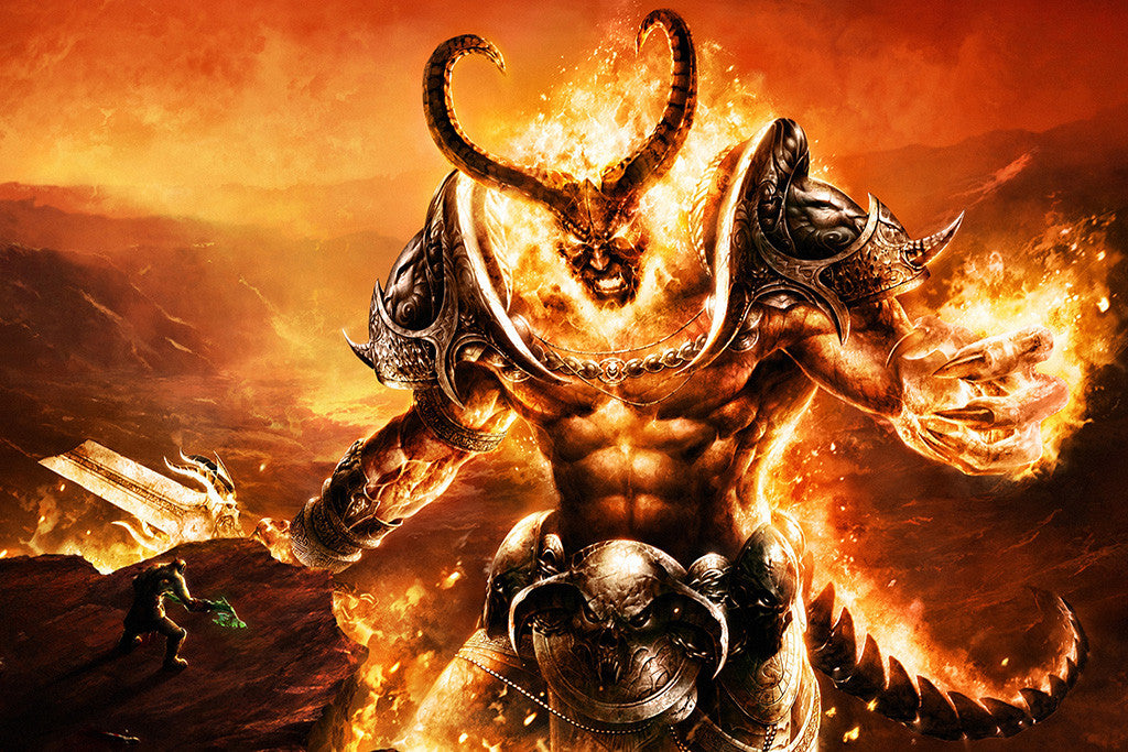 Fantasy Demon Poster