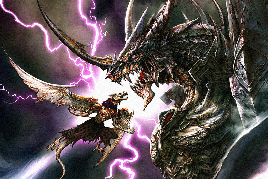 Fantasy Dragons Poster