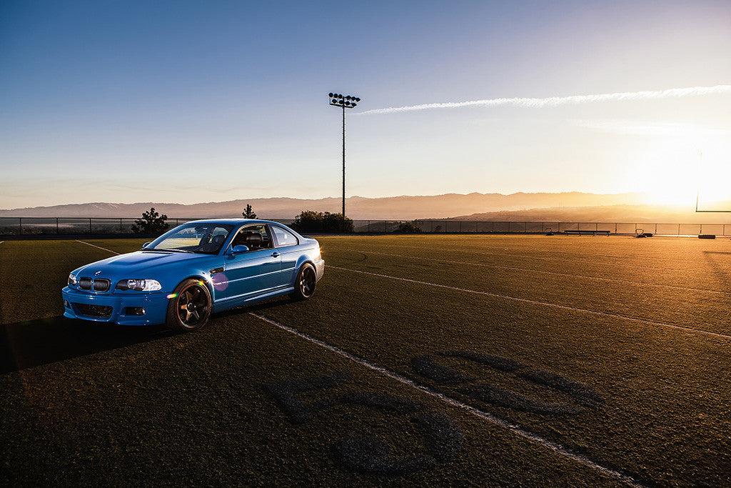 BMW M3 E46 Car Football Field Poster