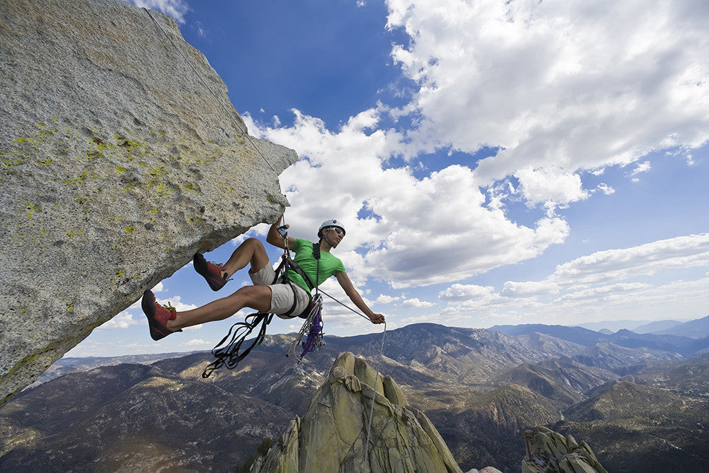 Extreme Sports Rock Climbing Poster