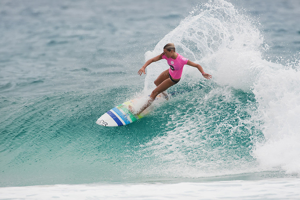 Sports Surfing Wave Woman Girl Poster