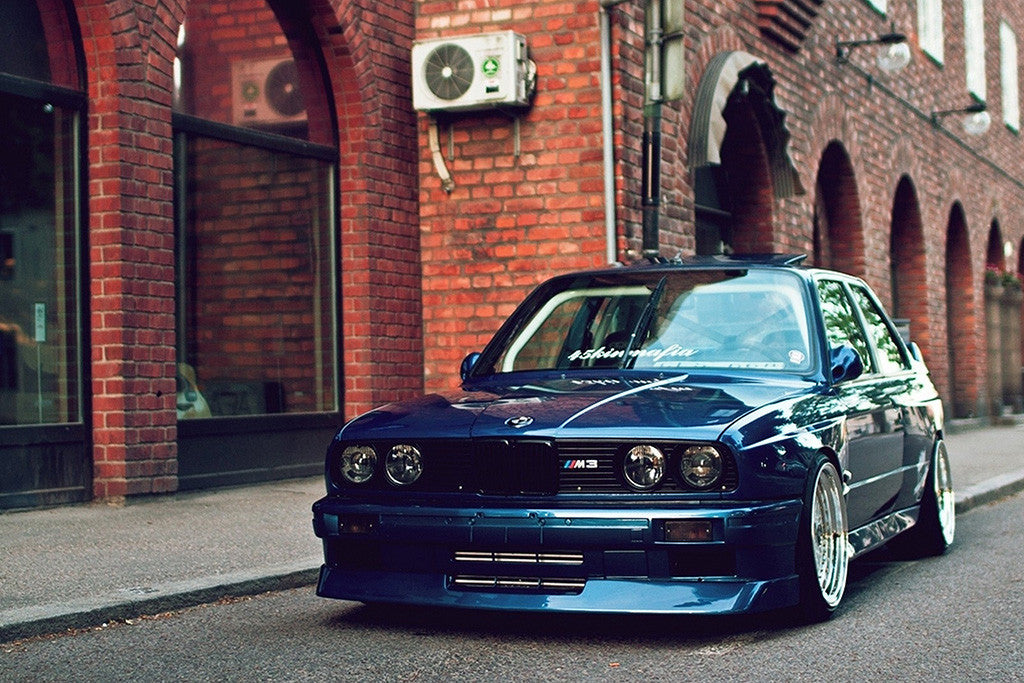 BMW M3 Old Car Poster