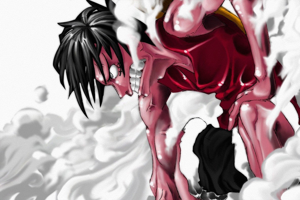 One Piece Luffy Gear Second Anime Poster