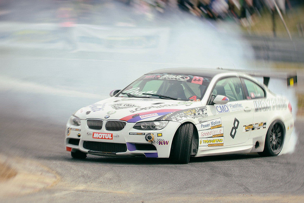BMW M3 Drifting Tuning Car Poster