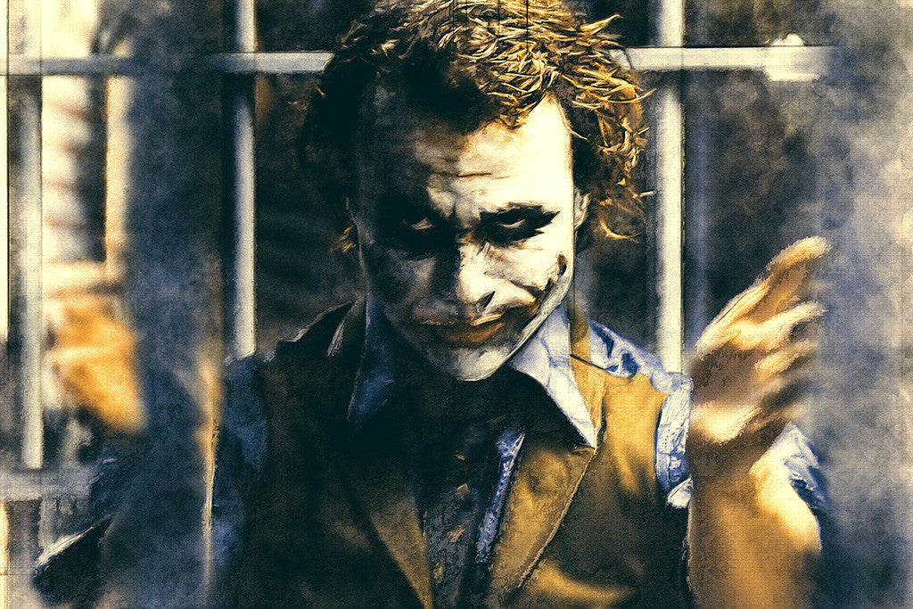 Joker Dark Knight Some People Just Want To Watch The World Burn Poster