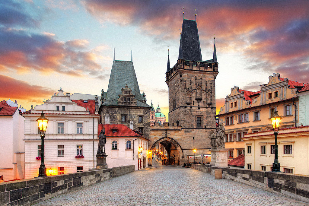 Prague Czech Republic Charles Bridge Poster