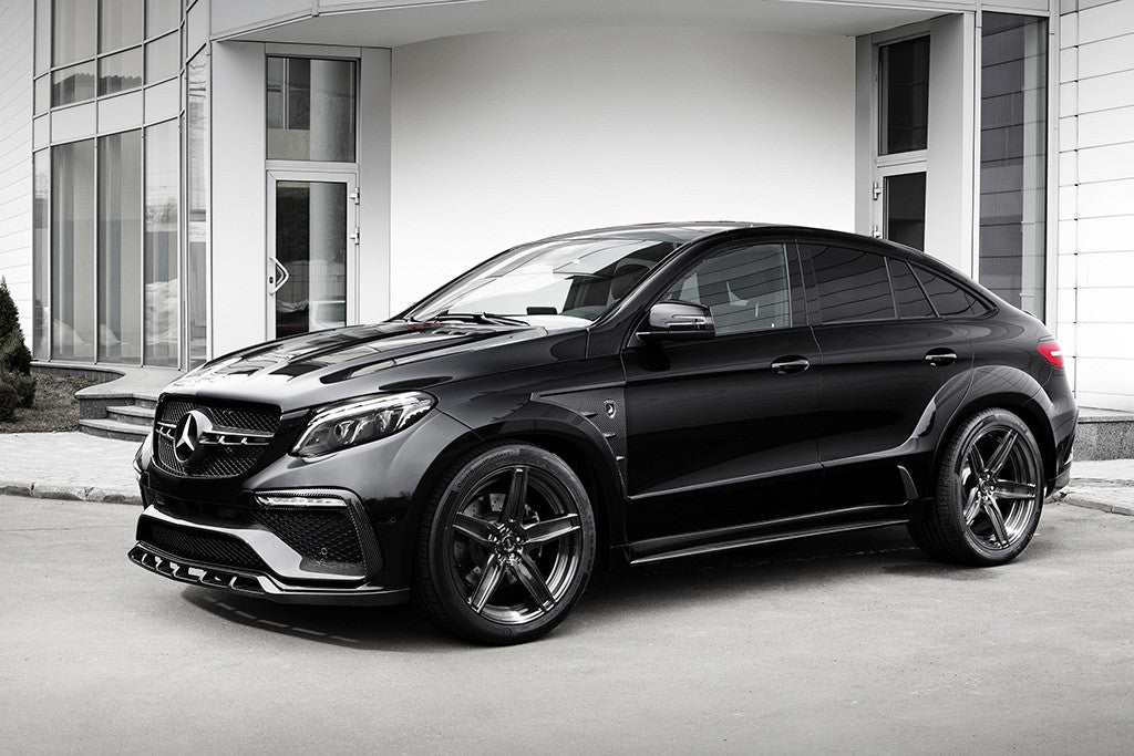 Mercedes Benz GLE Black Car Poster