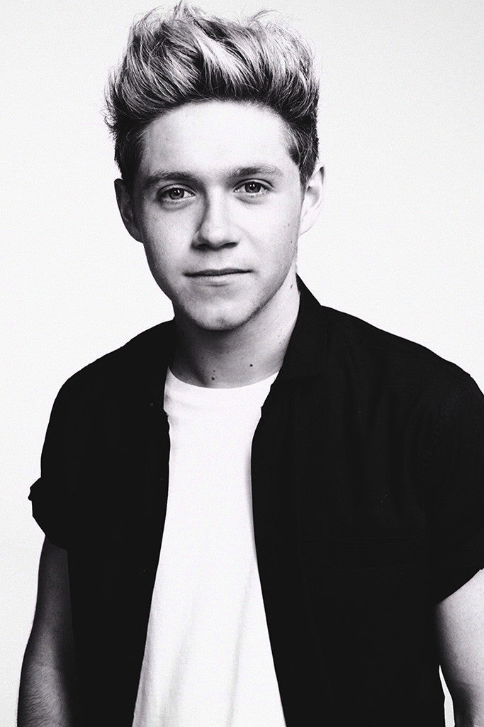 Niall Horan Black White Poster