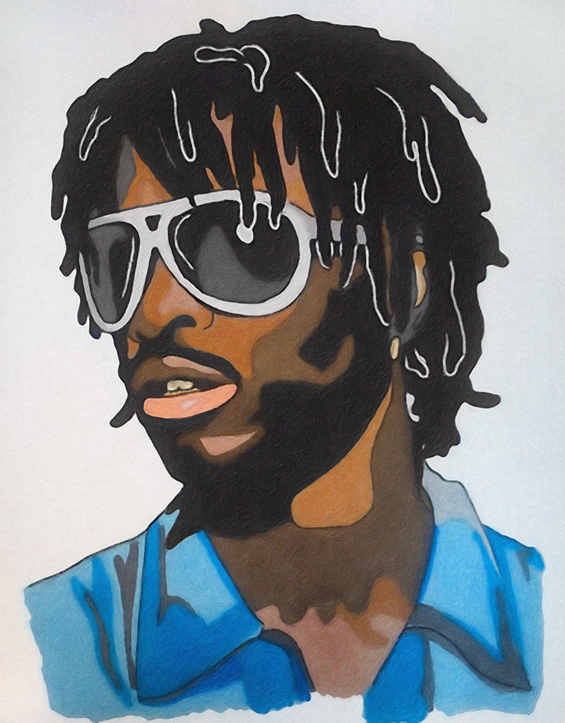 Chief Keef Rapper Portrait Poster
